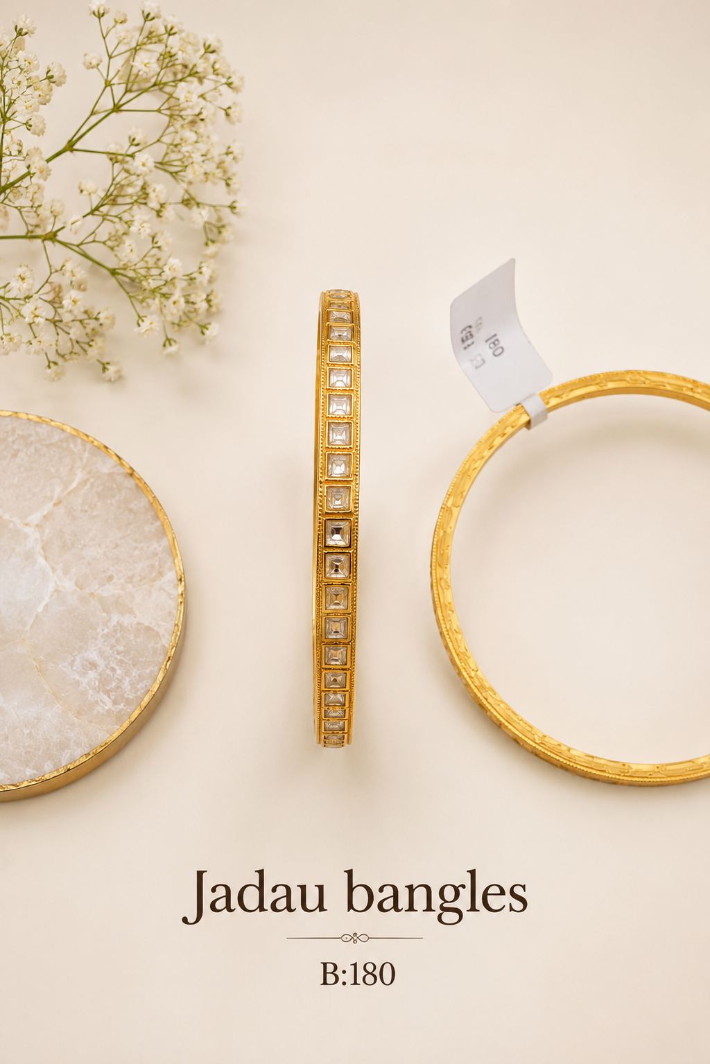 Pachi Kundan/Jadau Bangles
