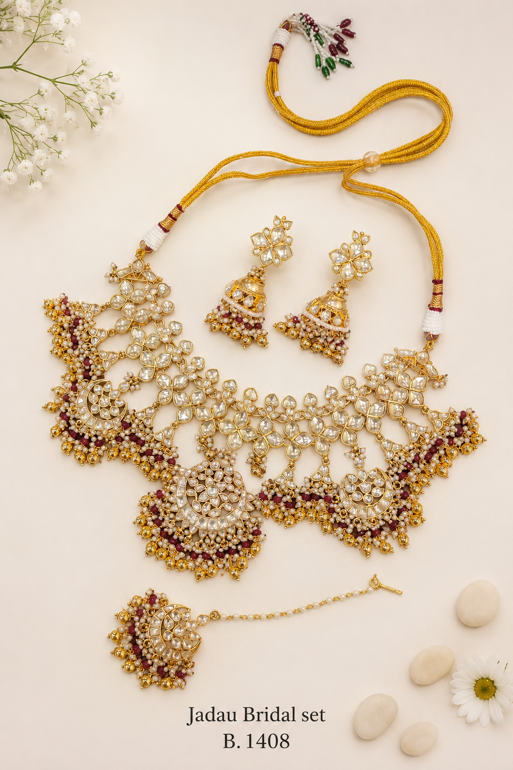 Pachi/ Jadau Kundan Bridal Set