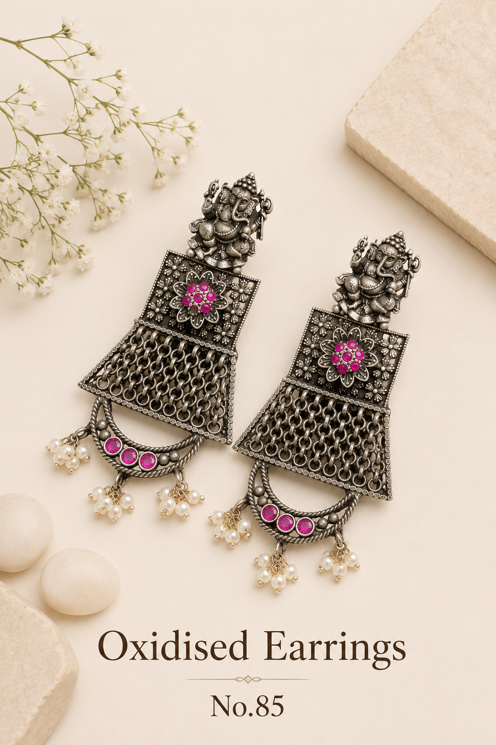 Oxidised Earrings