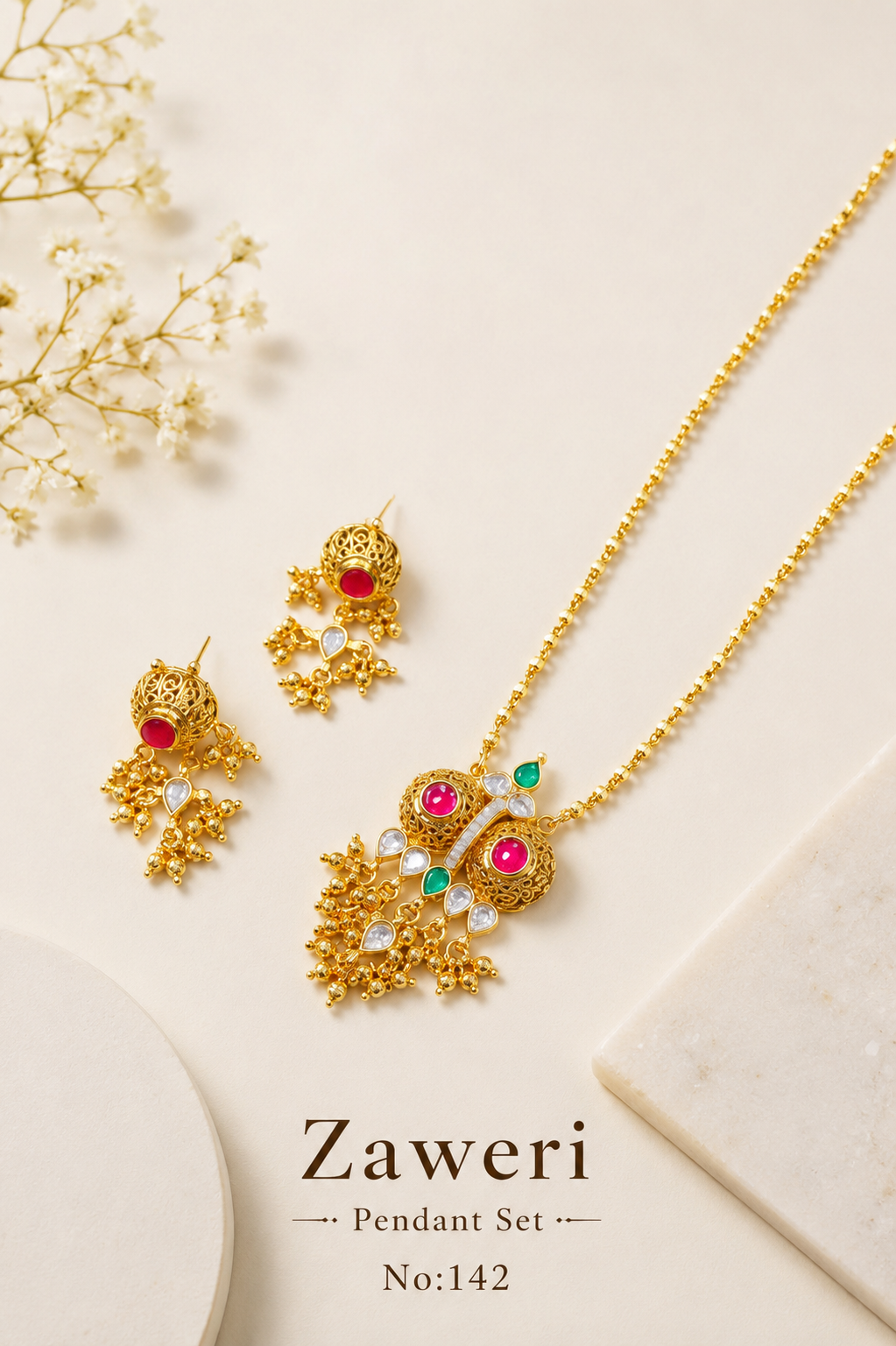 Zaveri Pendant Sets