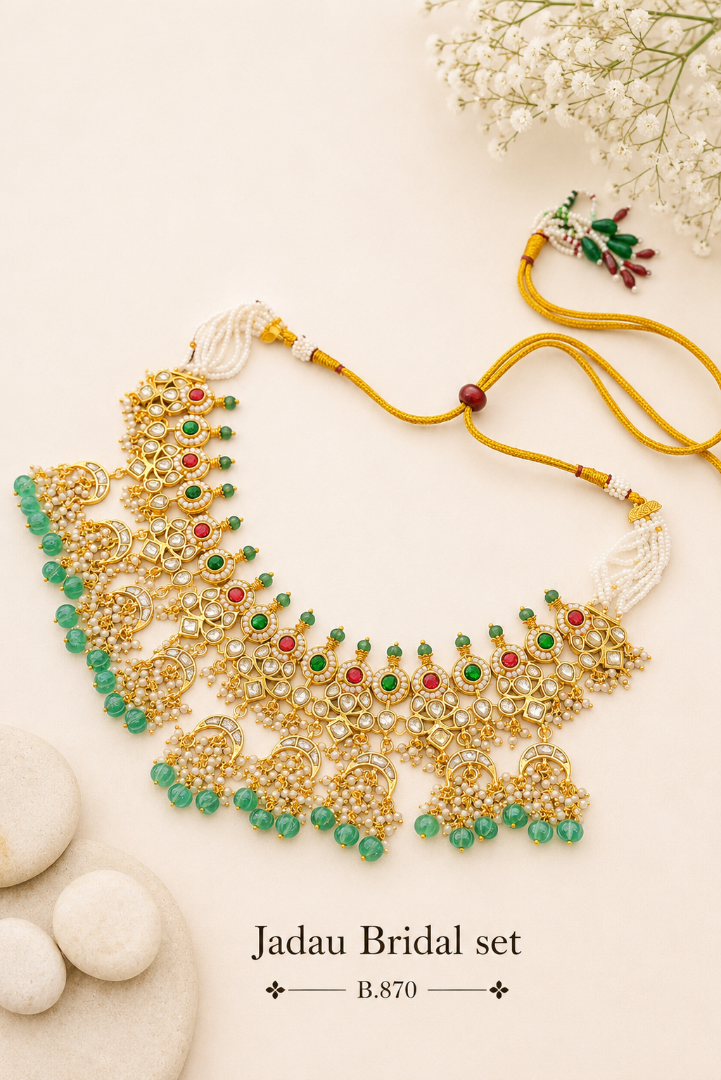 Pachi/ Jadau Kundan Bridal Set