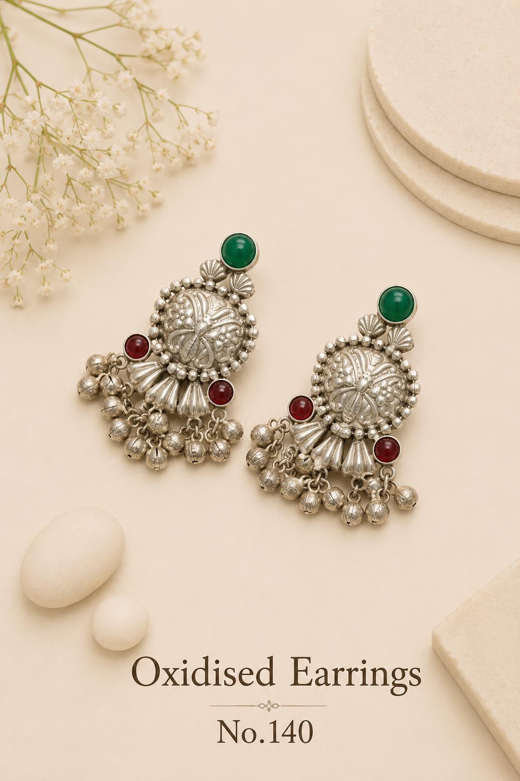 Oxidised Earrings