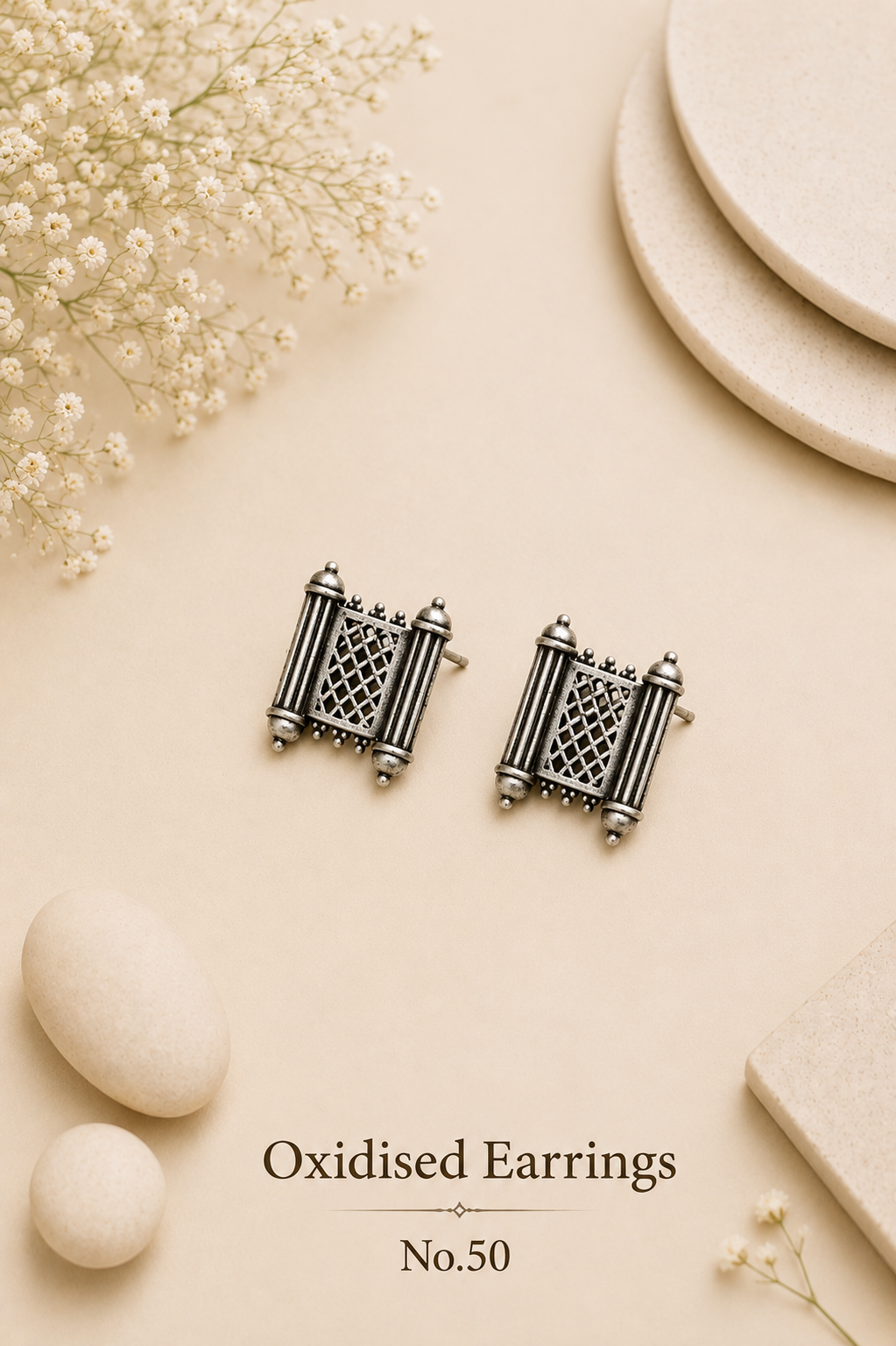 Oxidised Earrings
