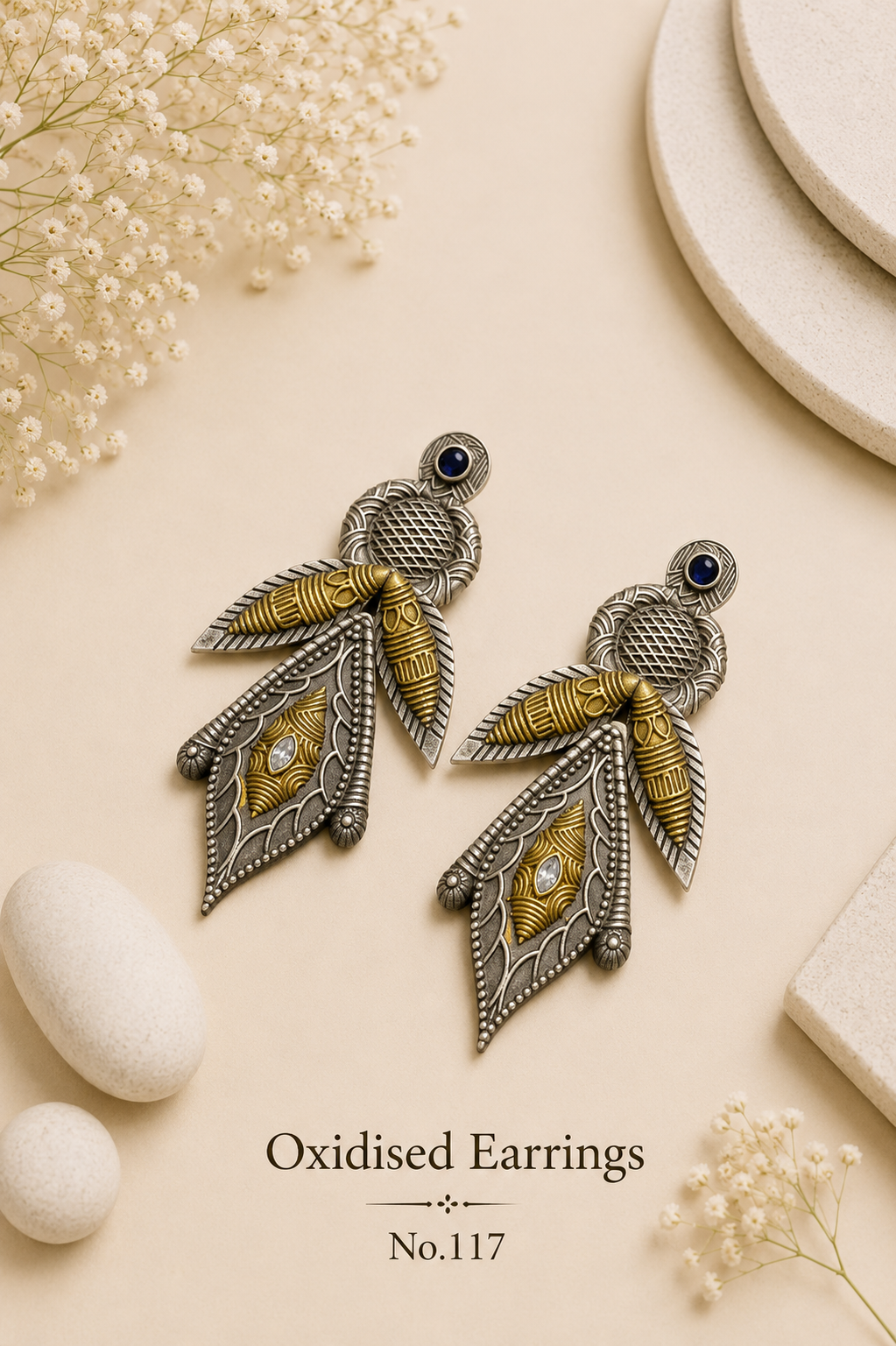 Oxidised Earrings