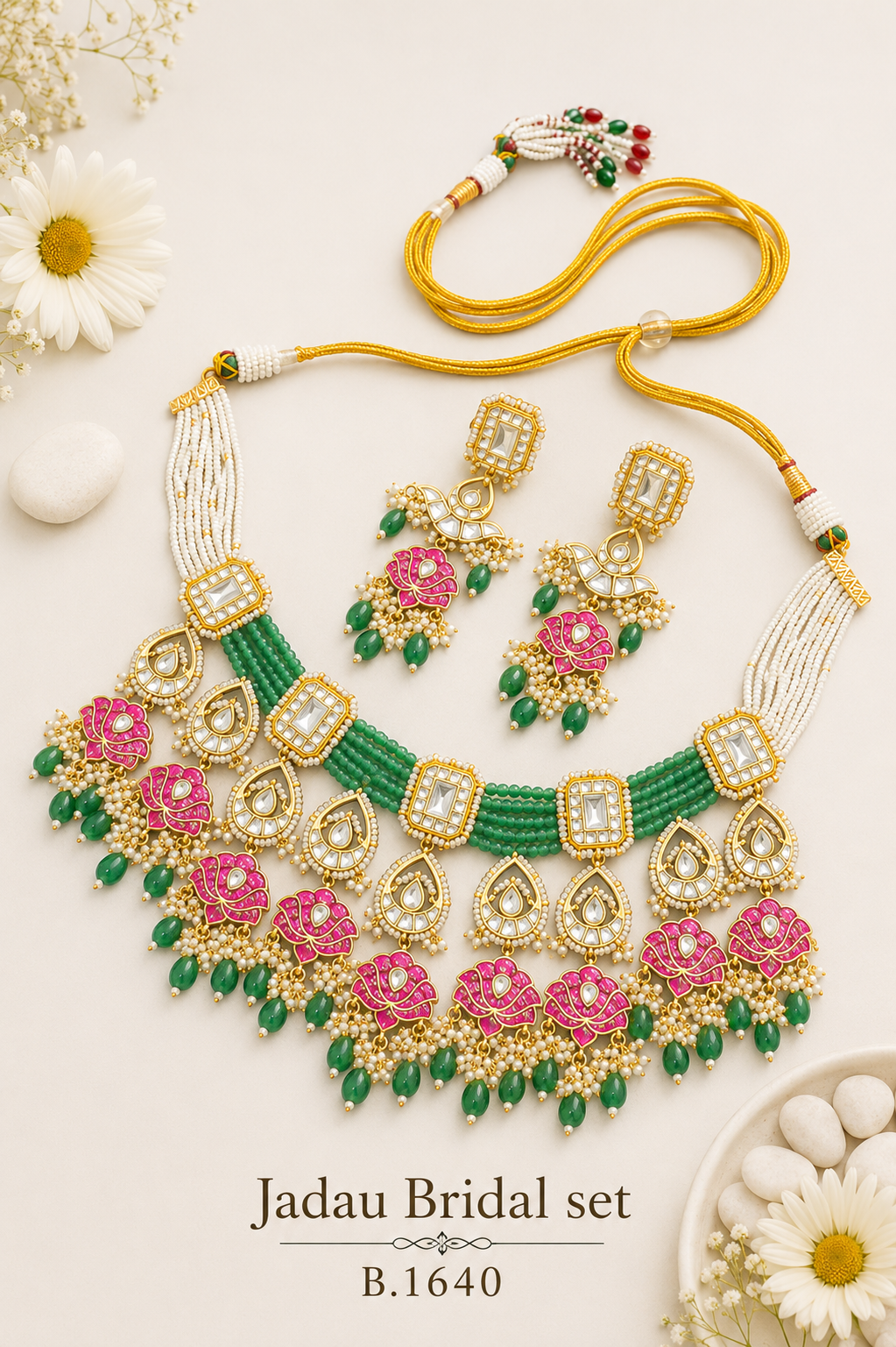 Pachi/ Jadau Kundan Bridal Set