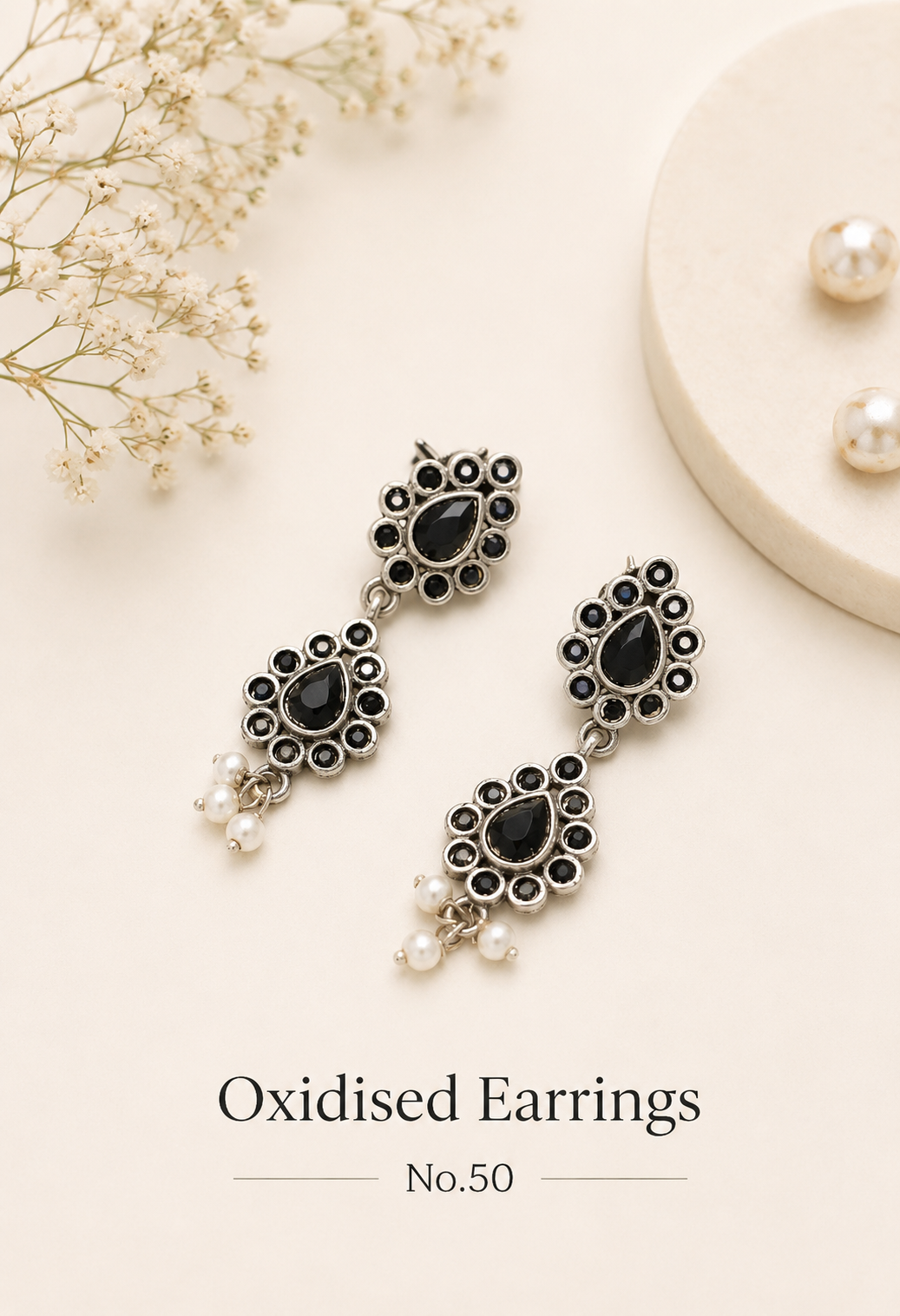 Oxidised Earrings