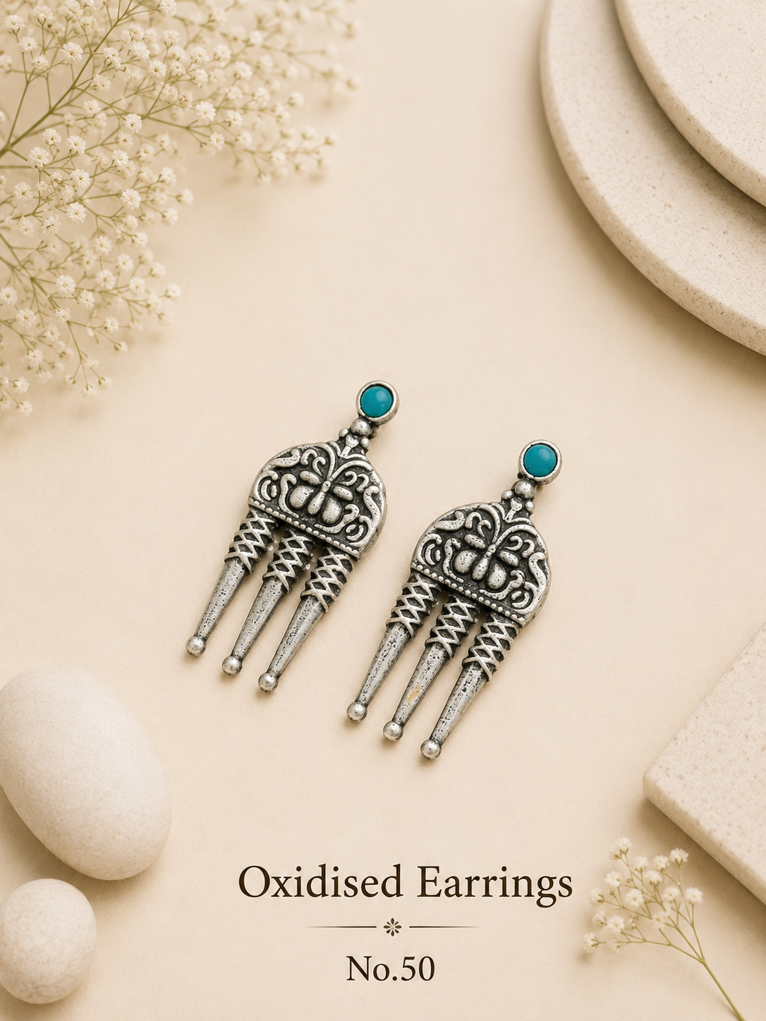 Oxidised Earrings