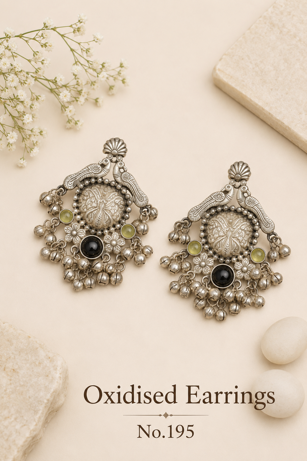 Oxidised Earrings