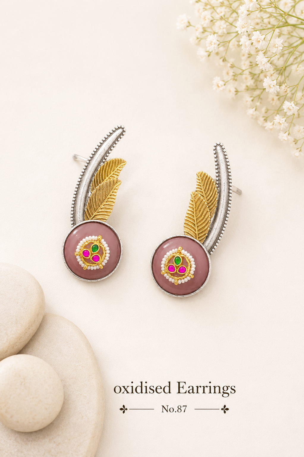 Oxidised Earrings (Earcuffs)