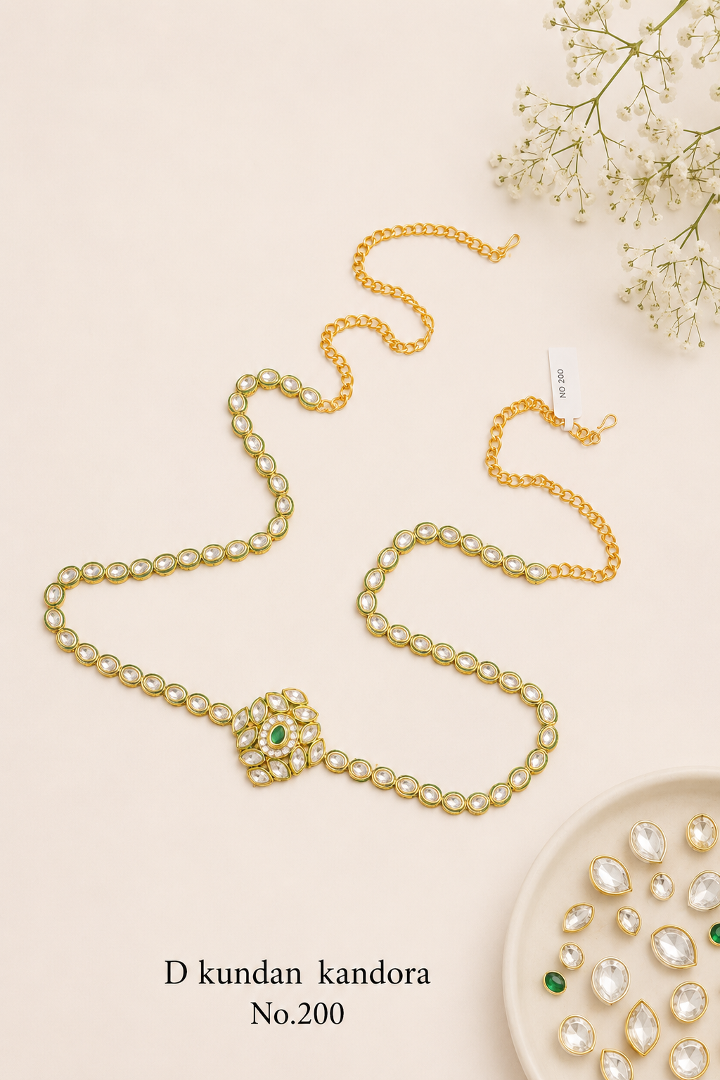 D Kundan Kamar Belts [Kandora]