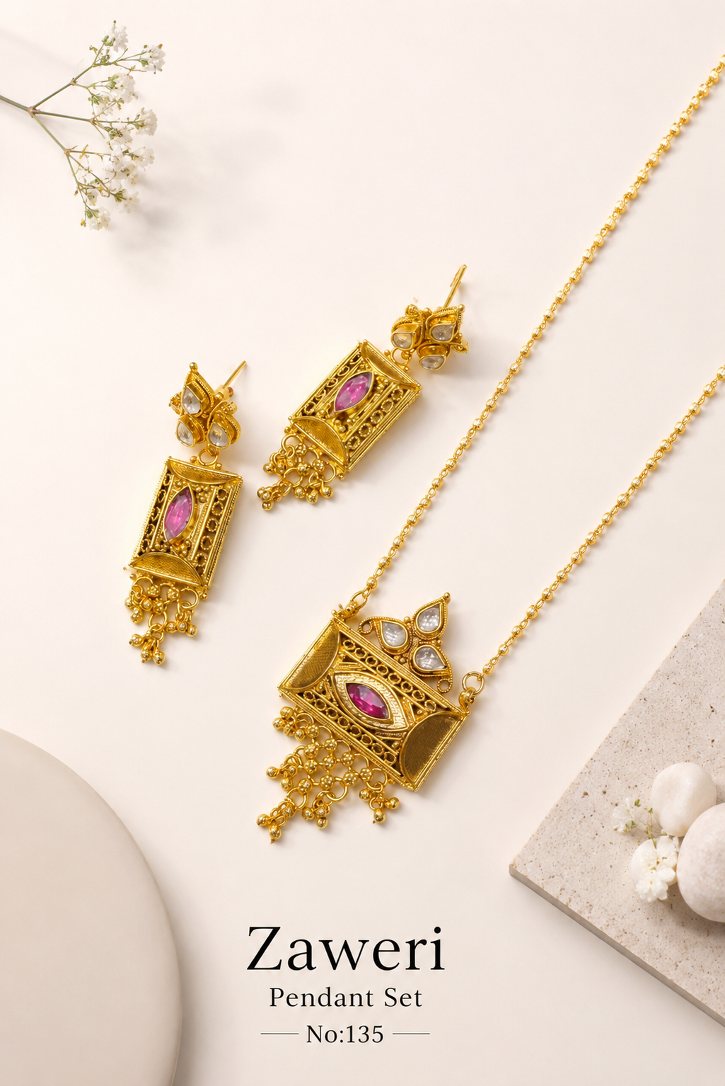 Zaveri Pendant Sets