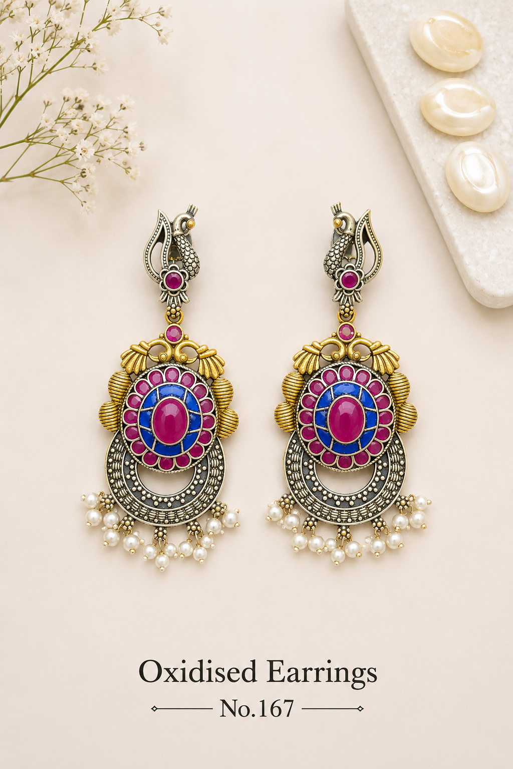 Oxidised Earrings