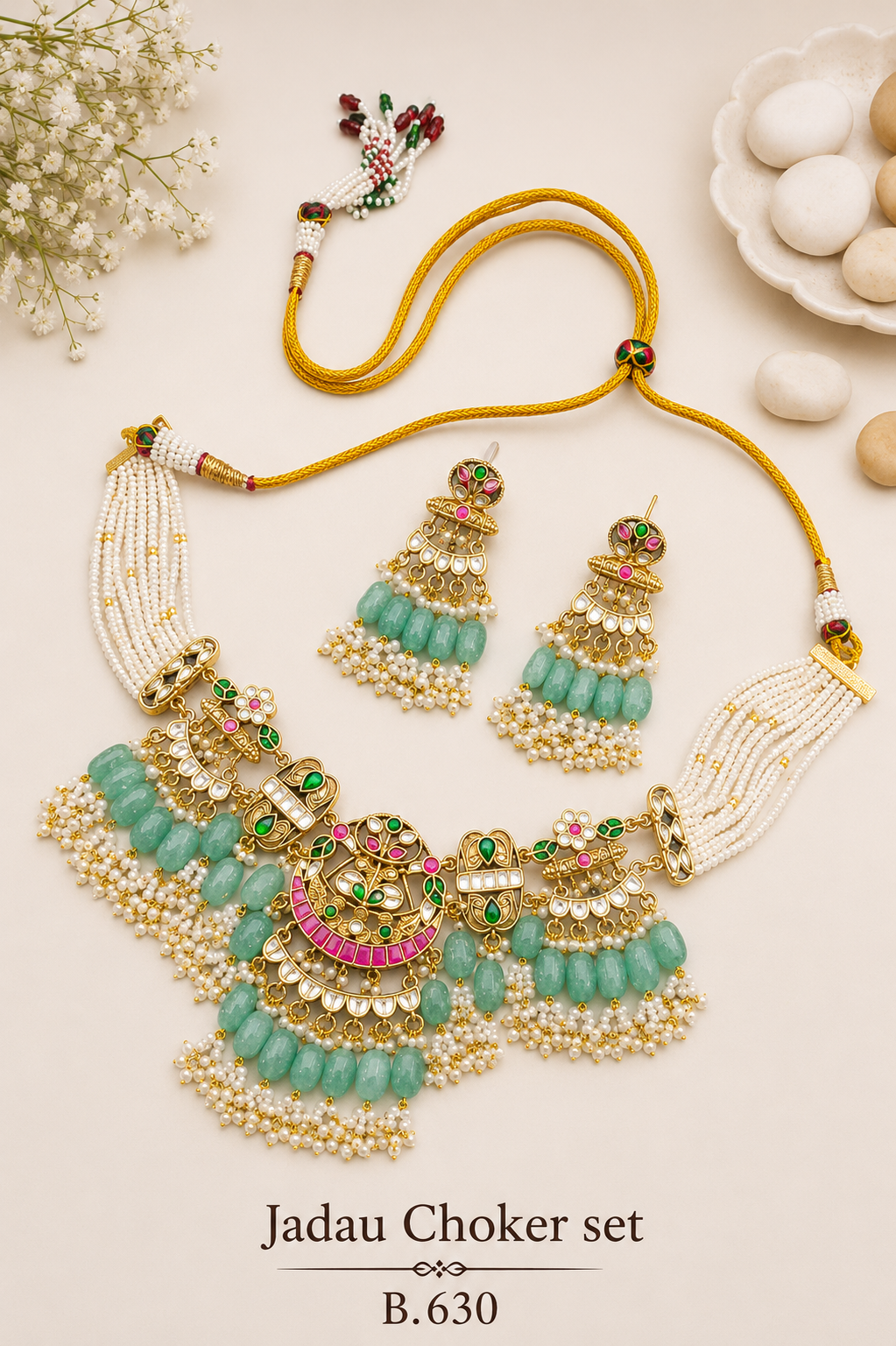 Pachi Kundan/ Jadau Choker set