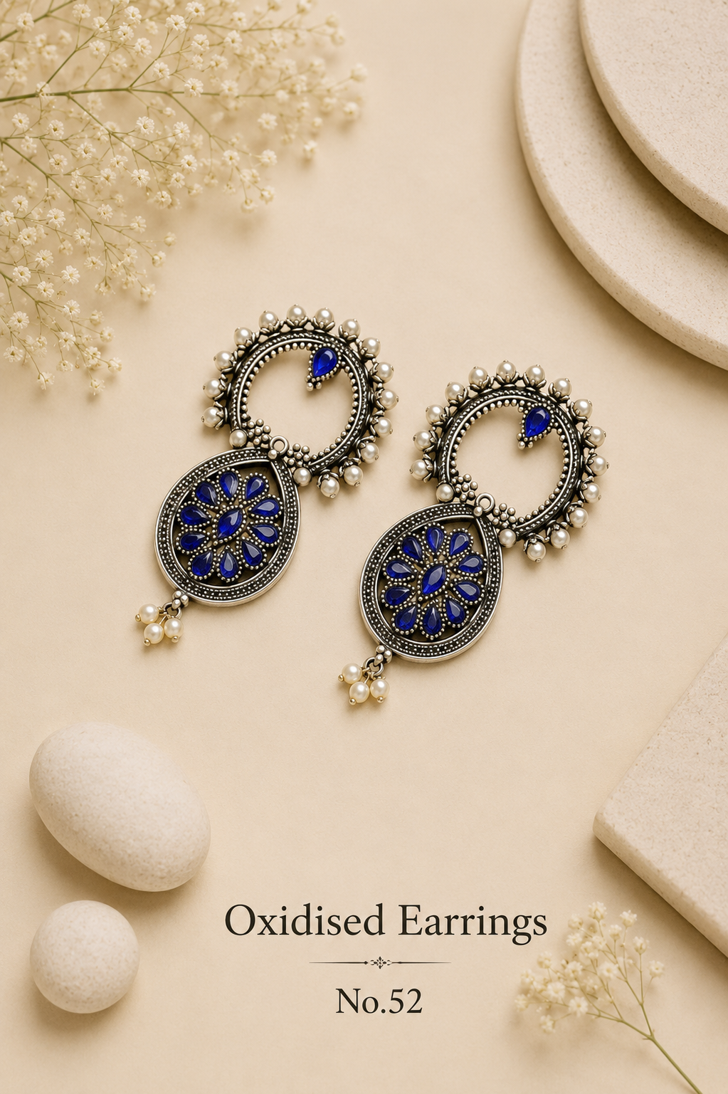 Oxidised Earrings