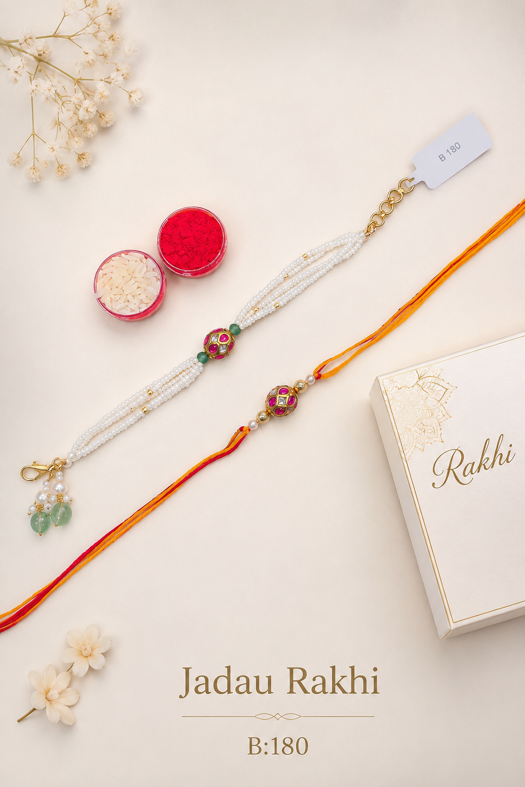 Pachi/Jadau Kundan Rakhi