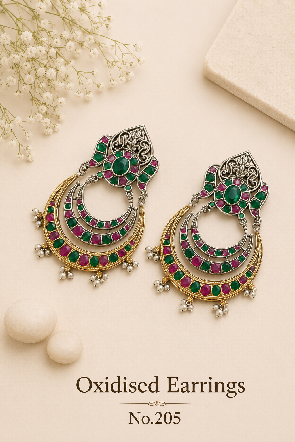Oxidised Earrings