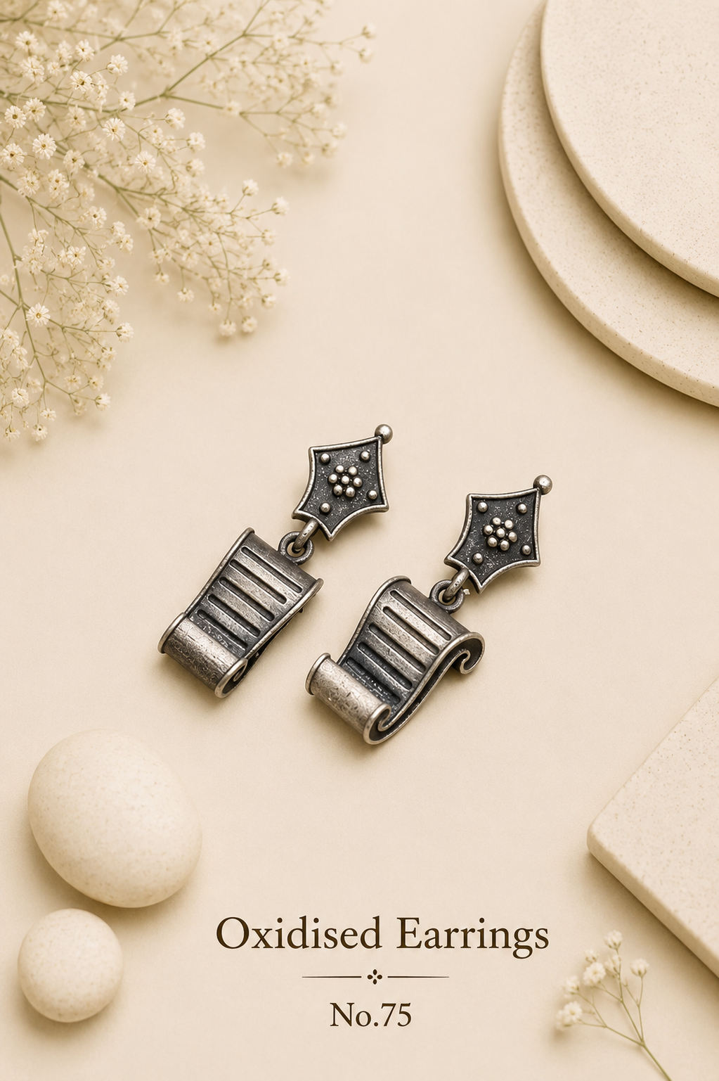 Oxidised Earrings