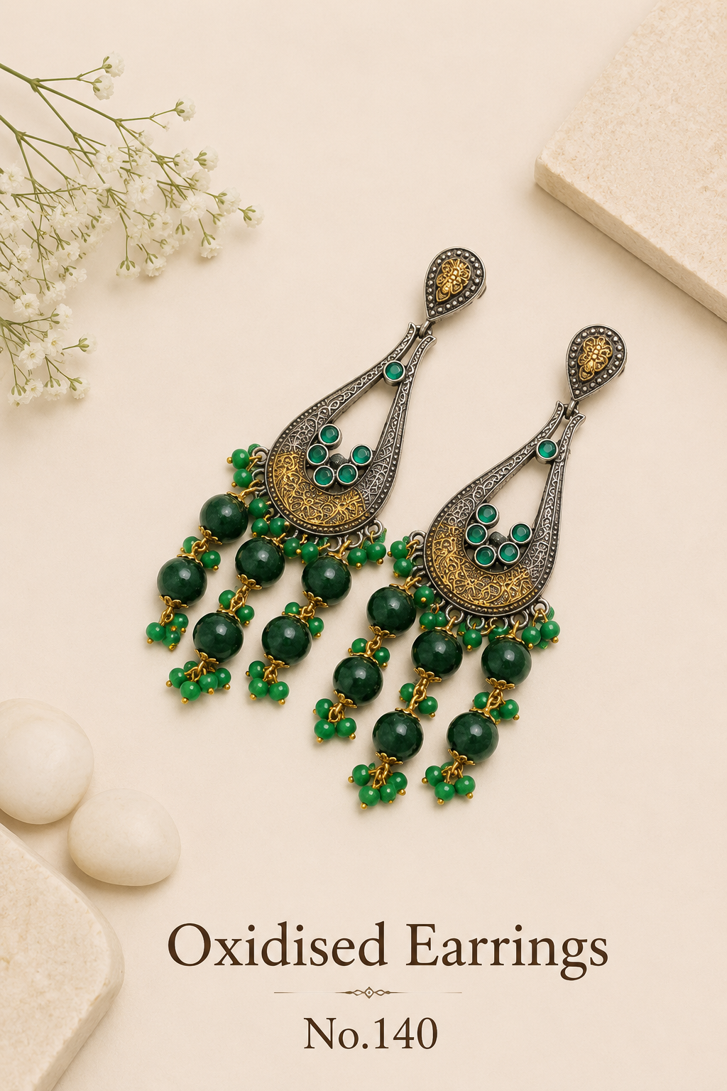 Oxidised Earrings
