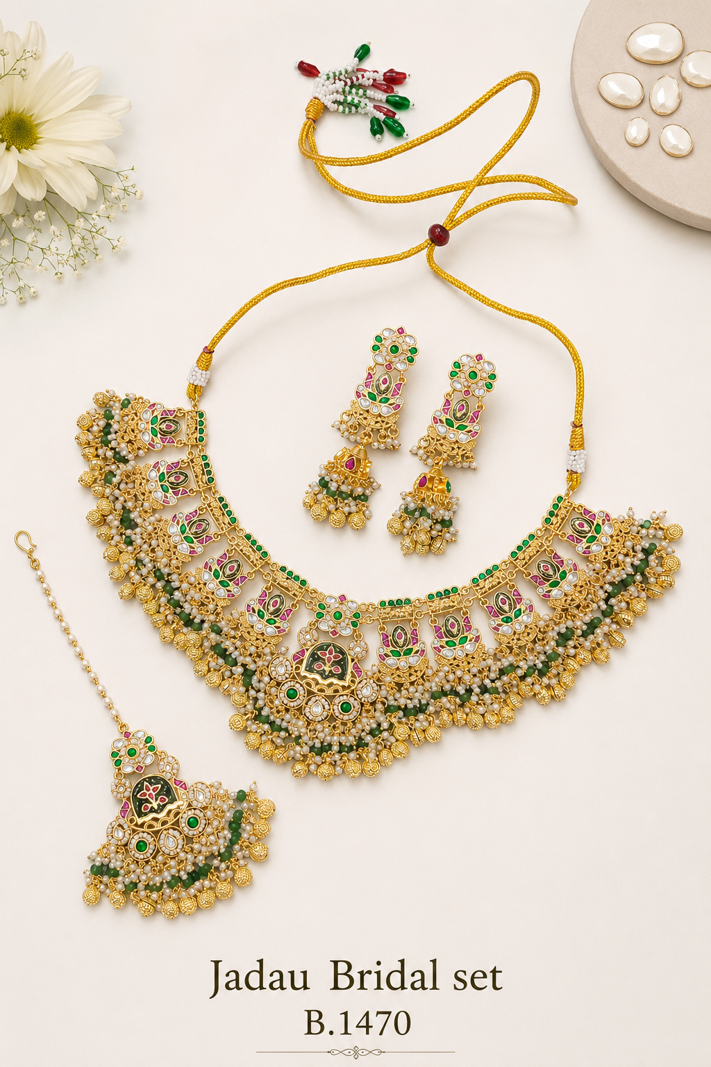 Pachi Kundan/ Jadau Set (Bridal Collection)