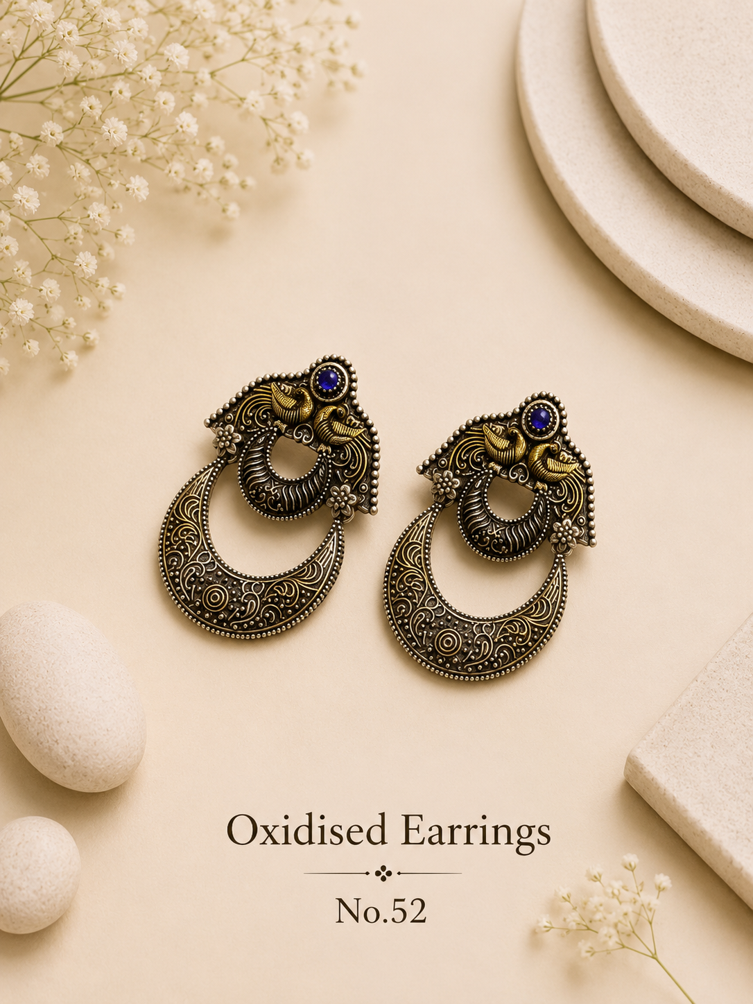 Oxidised Earrings