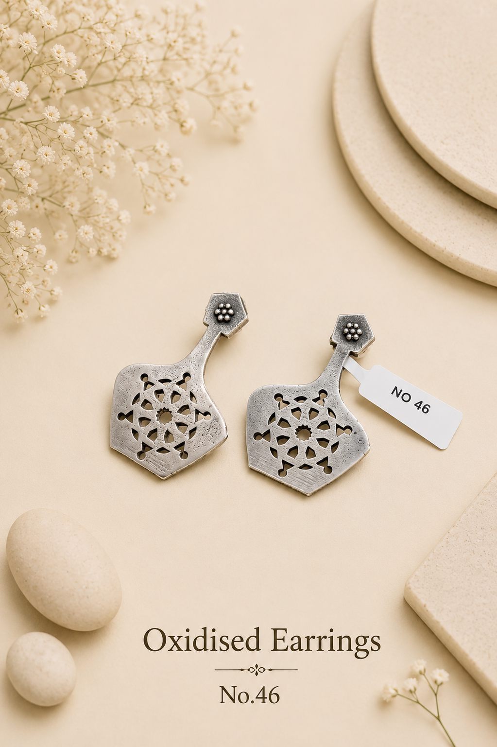 Oxidised Earrings