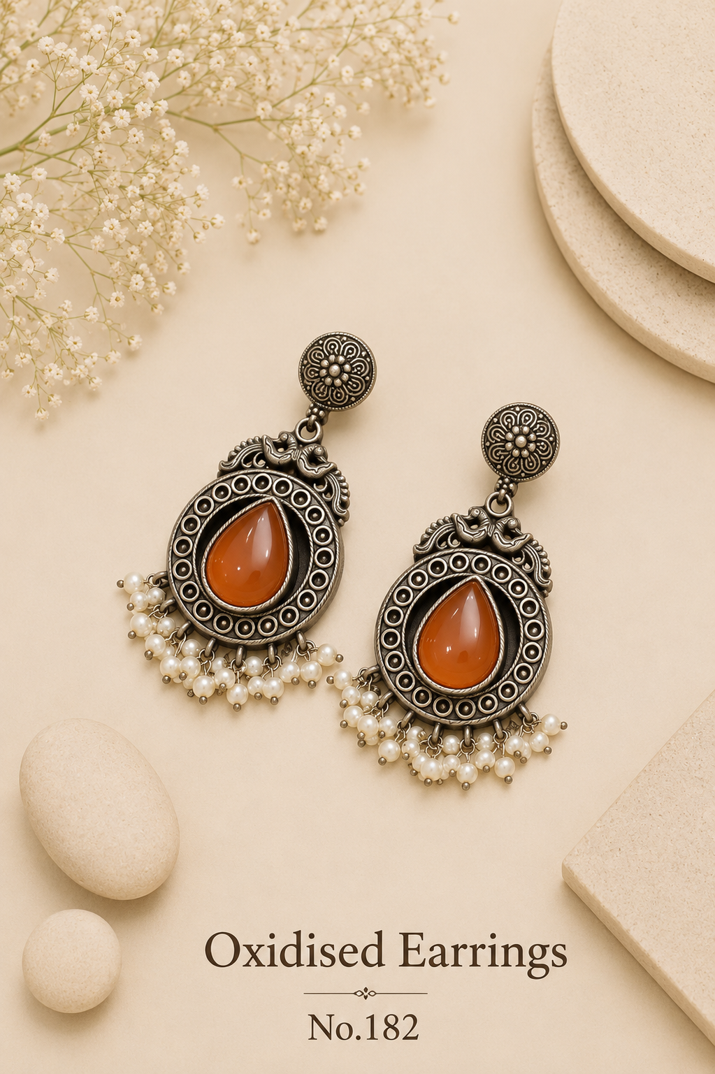 Oxidised Earrings