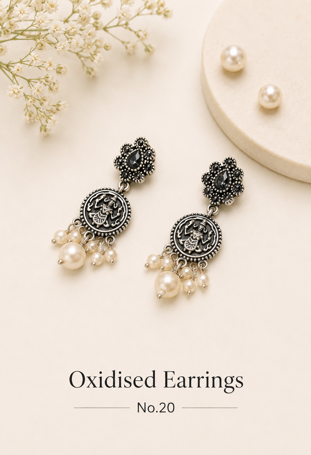 Oxidised Earrings