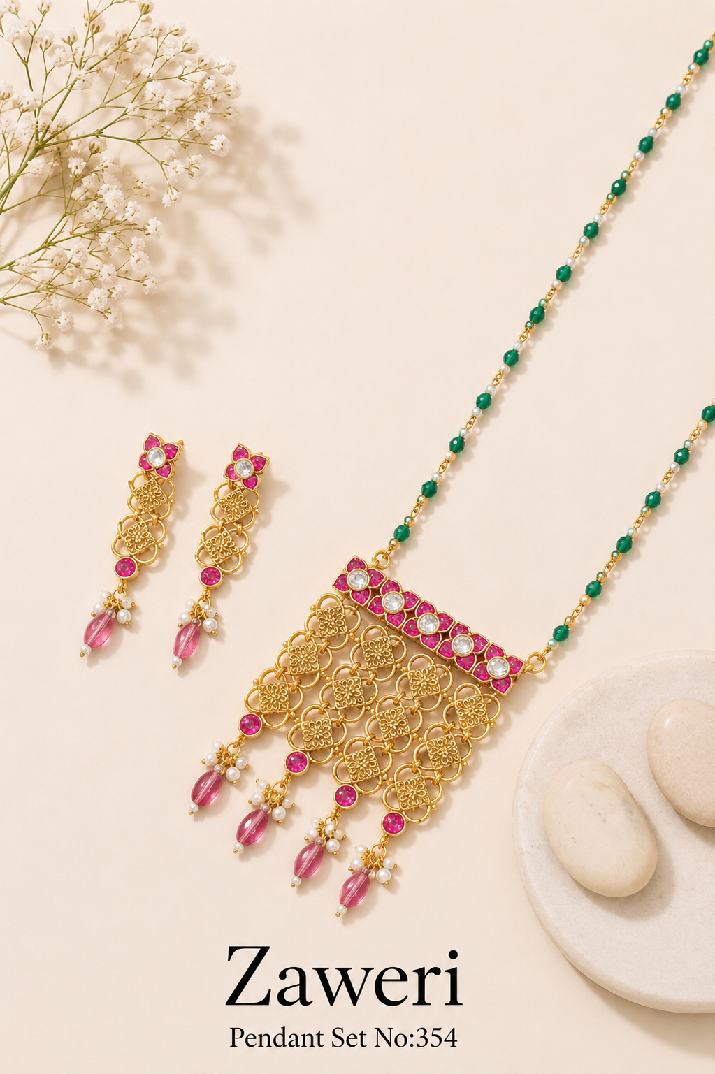 Zaveri Pendant Sets