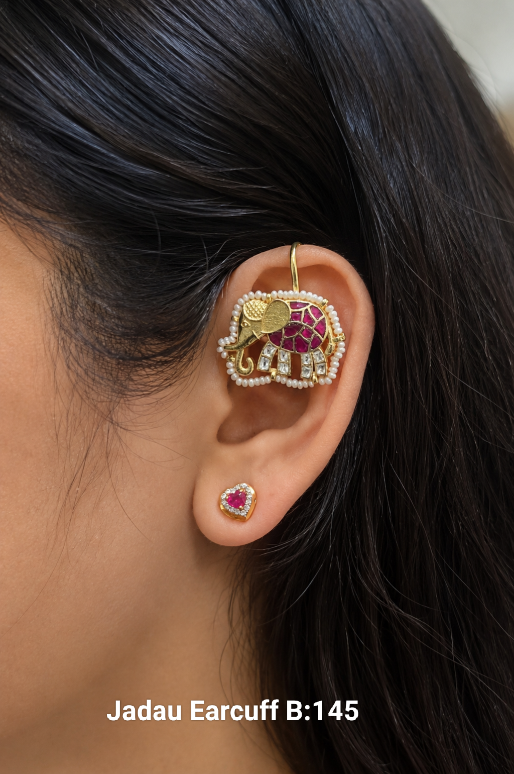 Pachi Kundan/ Jadau Earrings (Earcuffs)