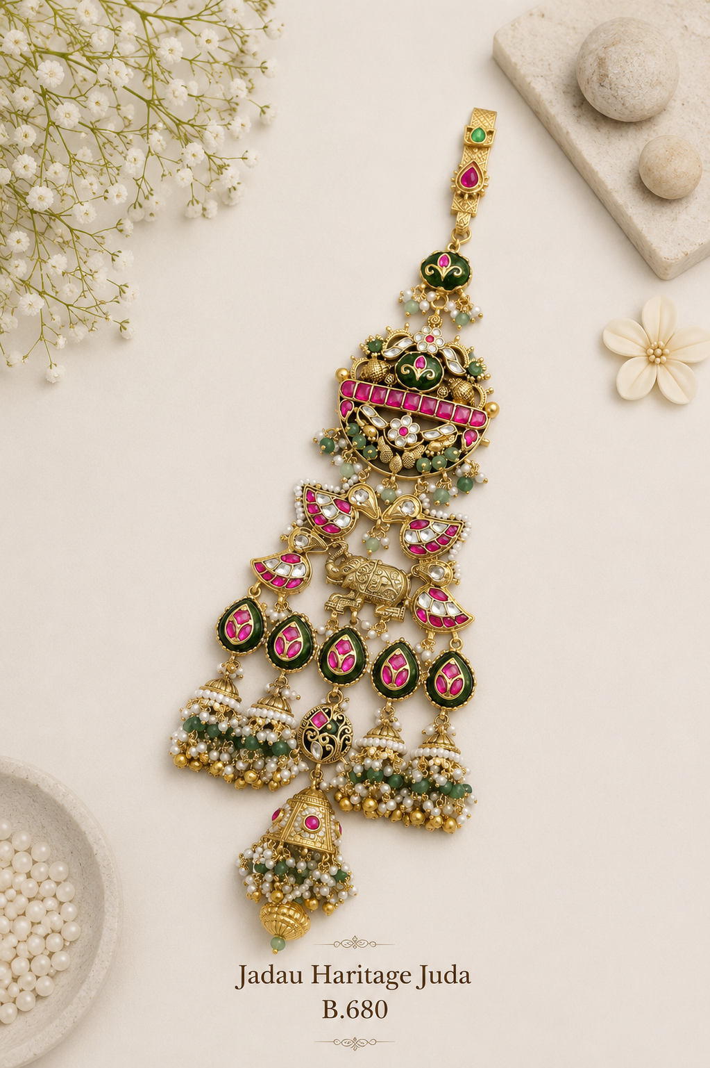 Pachi Kundan[Jadau Kundan] Heritage Juda