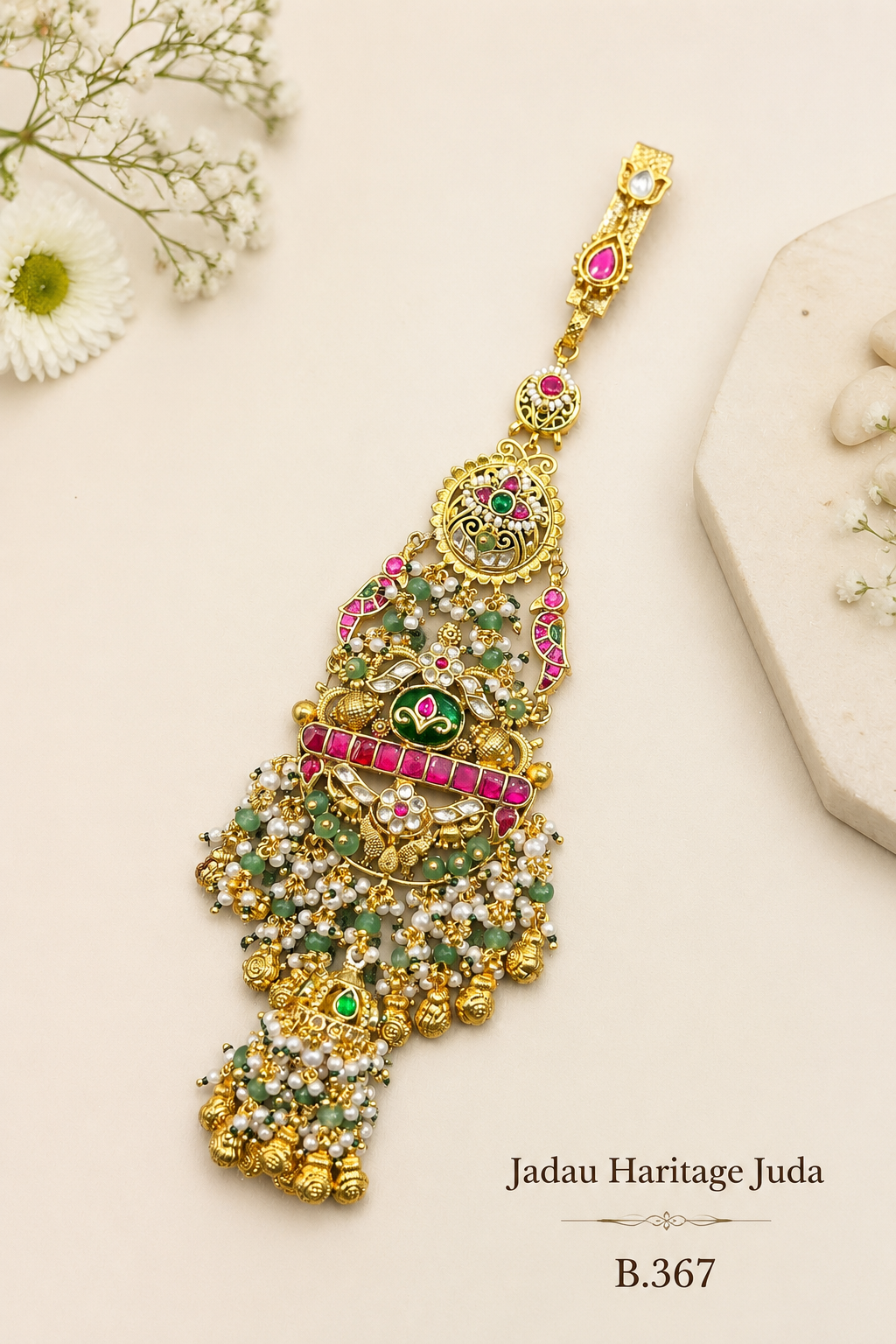 Pachi Kundan[Jadau Kundan] Heritage Juda