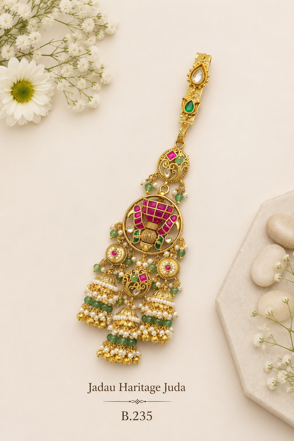 Pachi Kundan[Jadau Kundan] Heritage Juda