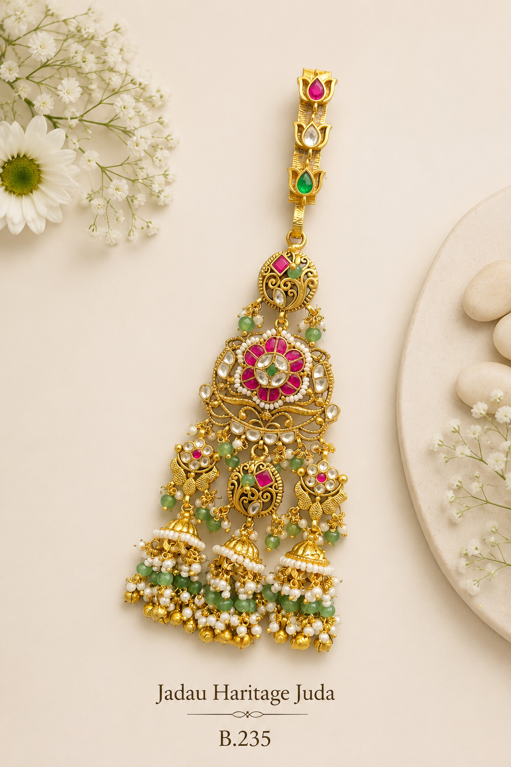 Pachi Kundan[Jadau Kundan] Heritage Juda