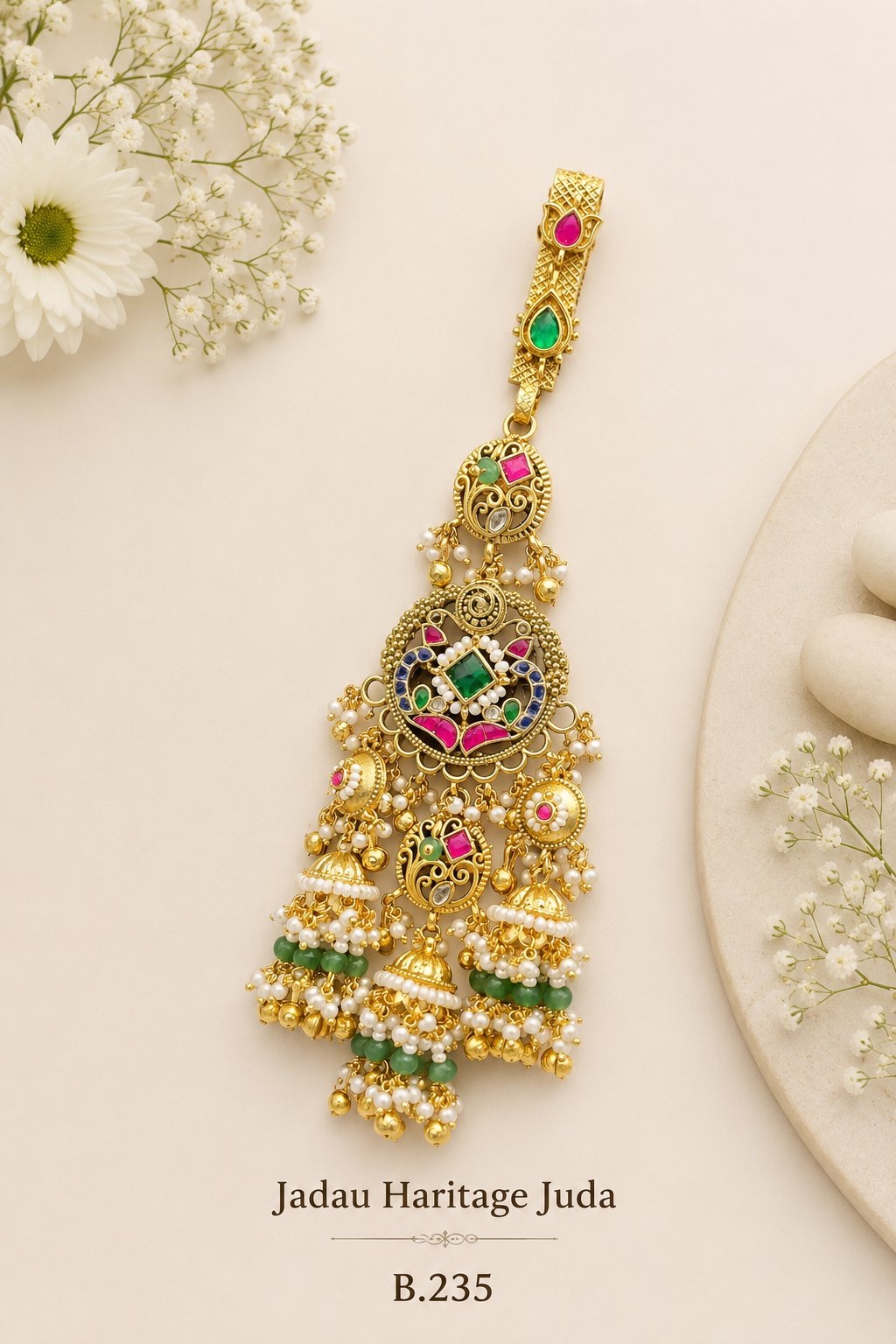 Pachi Kundan[Jadau Kundan] Heritage Juda