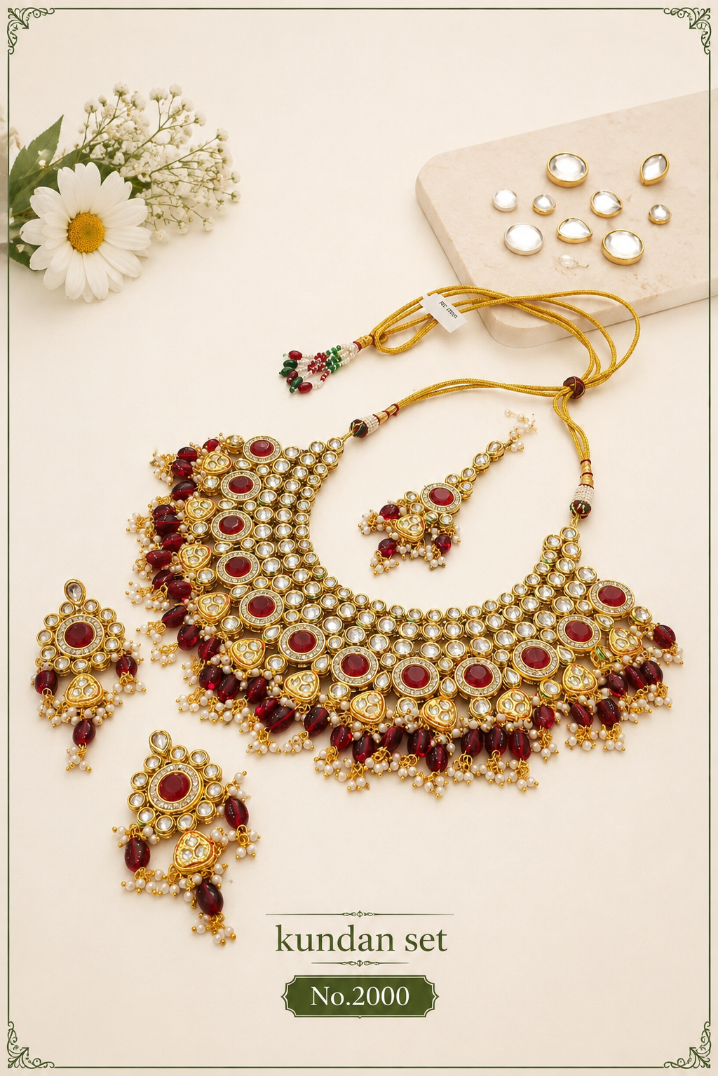 Kundan Bridal Set.