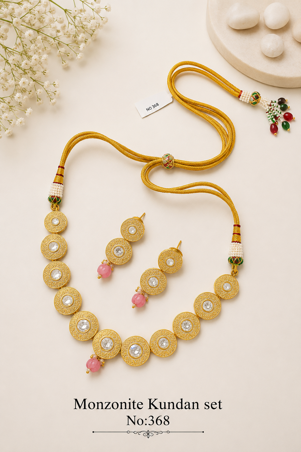 Monzonite Kundan Sets