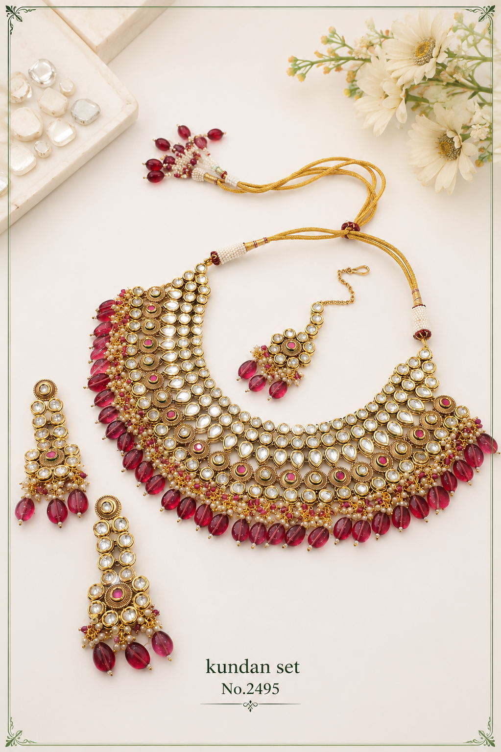 Kundan Bridal Set.