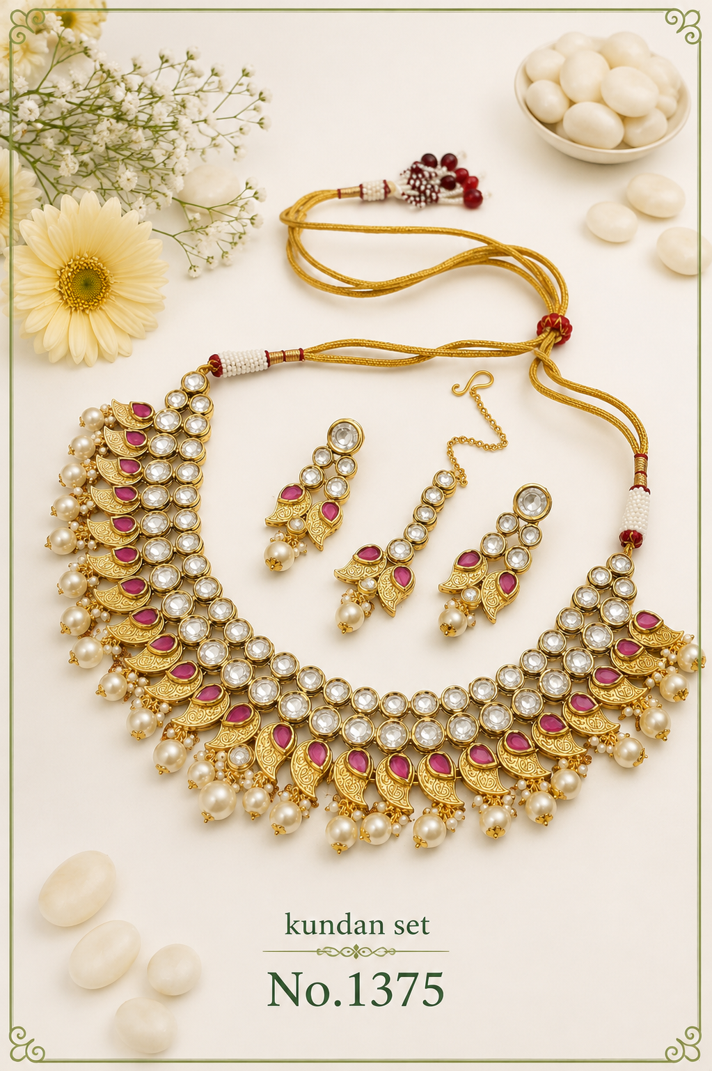 Kundan Bridal Set.