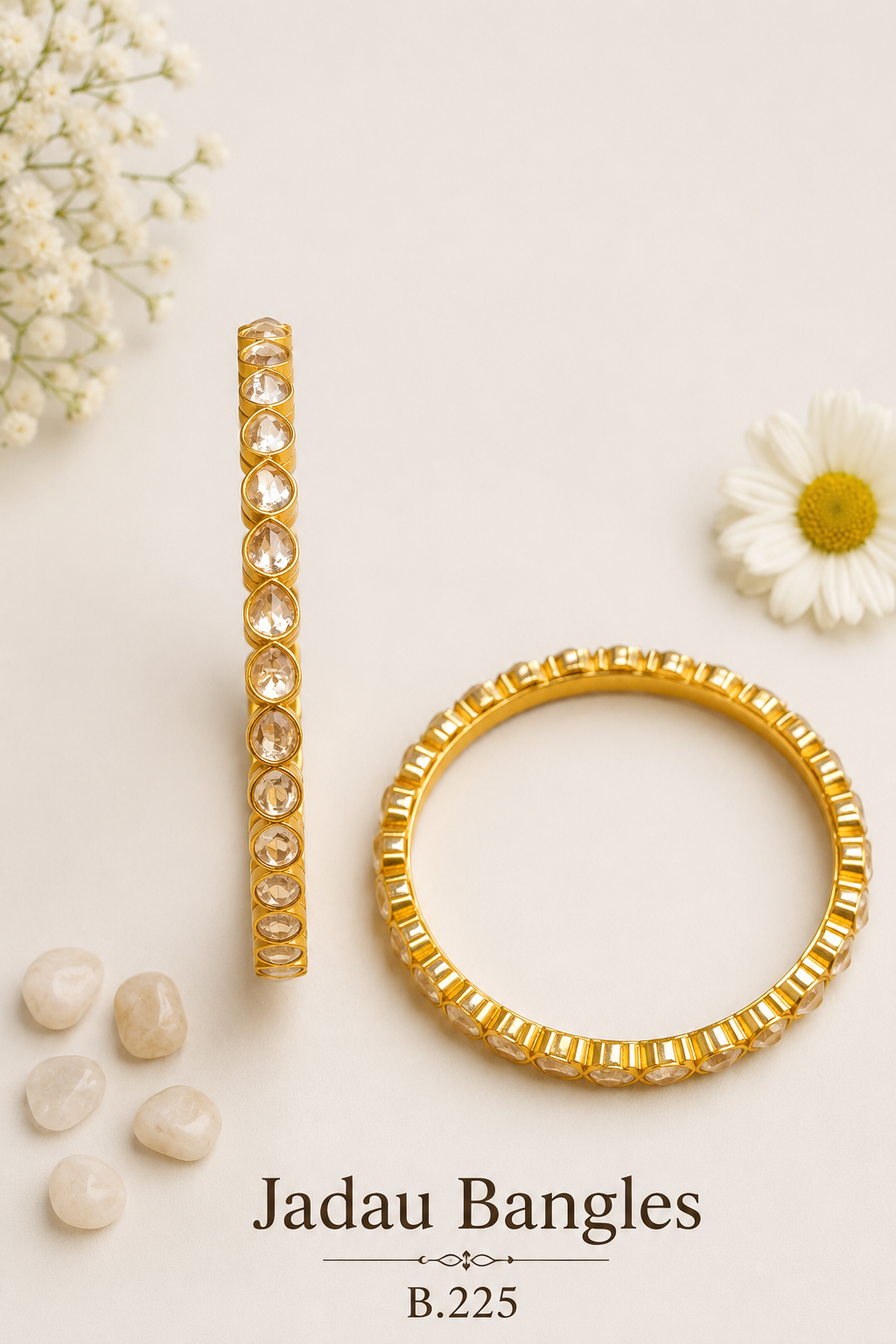 Pachi Kundan/Jadau Bangles