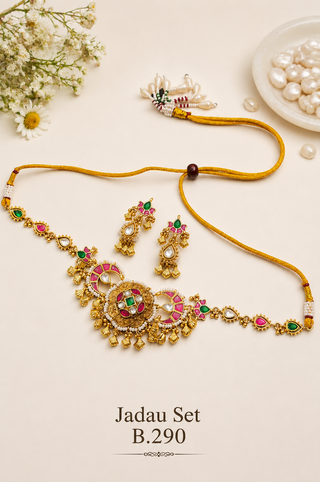 Pachi Kundan/ Jadau Choker Set