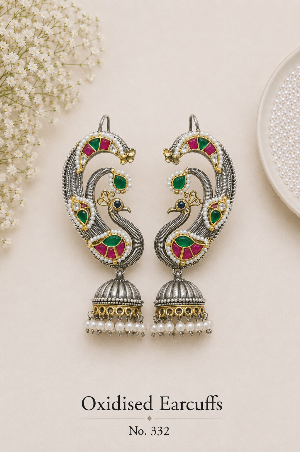 Oxidised Earrings [ Earcuffs ]