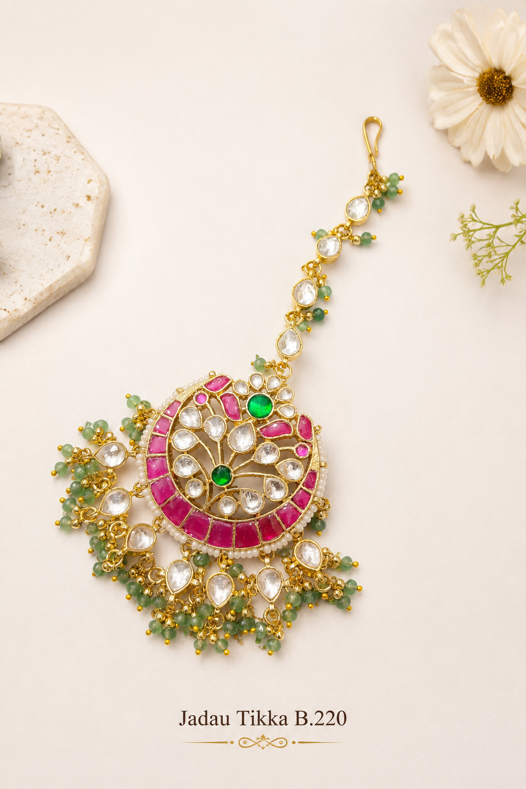 Pachi Kundan [Jadau Kundan] Mangtika / Tika
