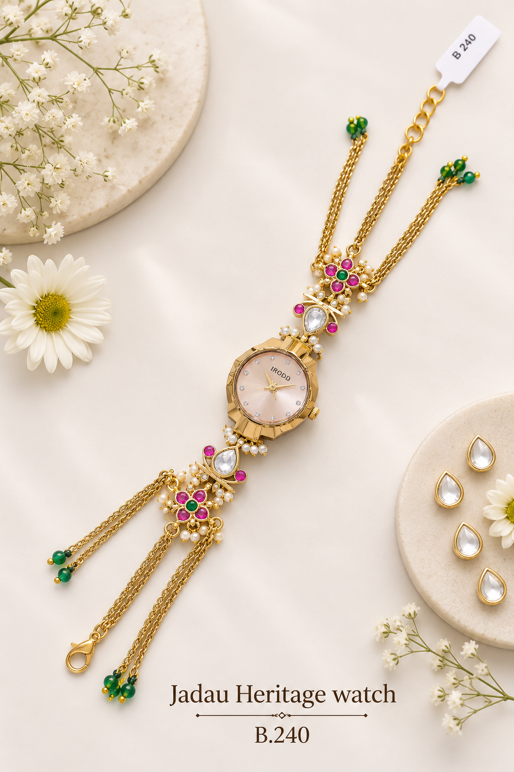 Pachi Kundan/Jadau Watches(Heritage)