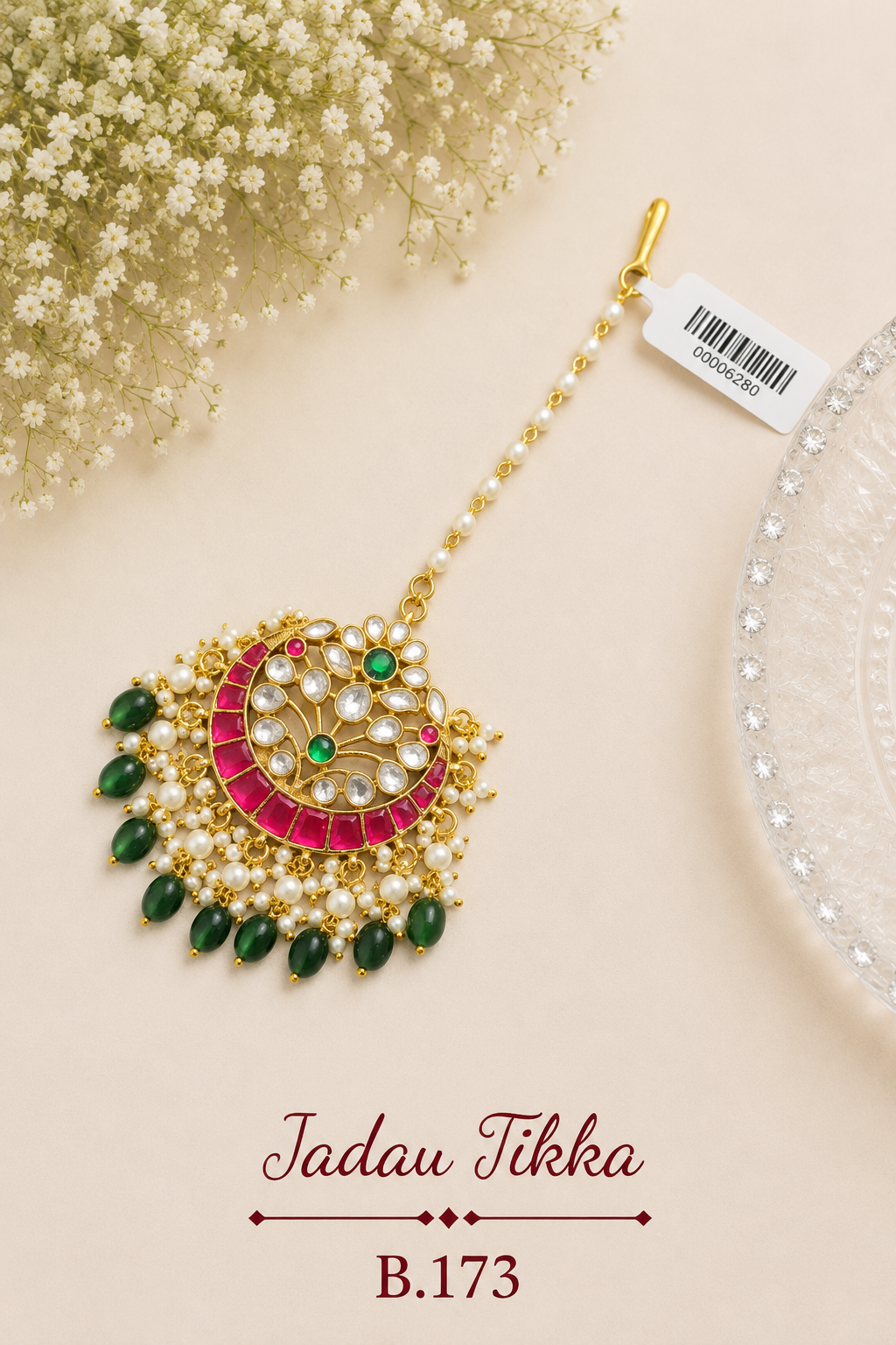 Pachi Kundan [Jadau Kundan] Mangtika / Tika