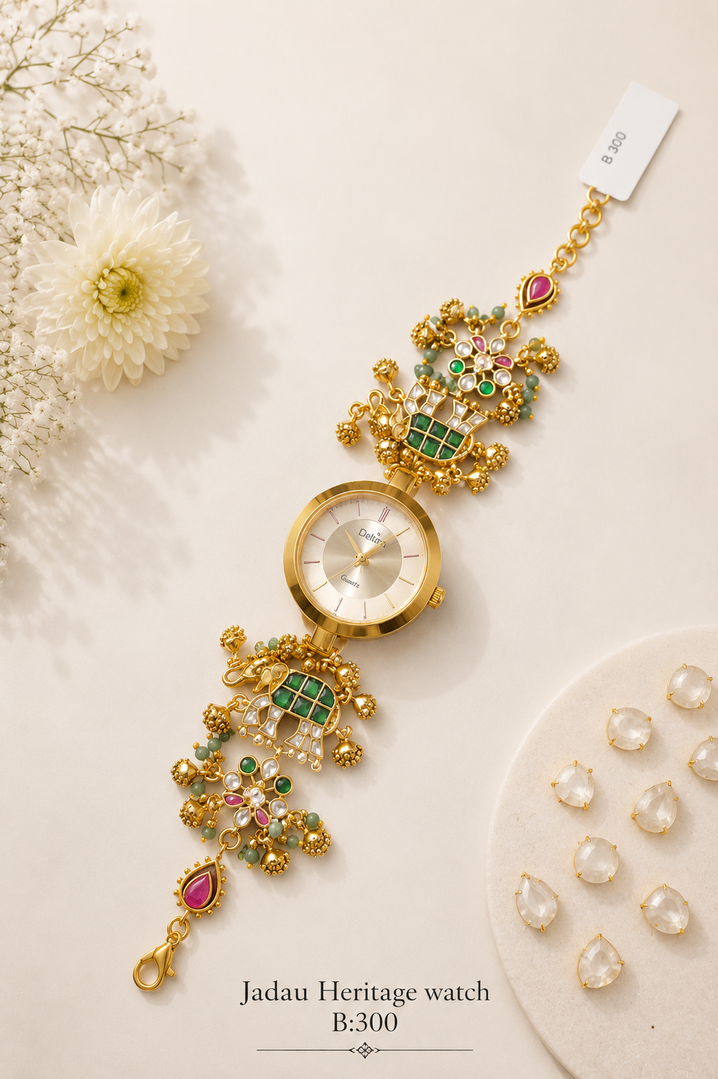 Pachi Kundan/Jadau Watches(Heritage)