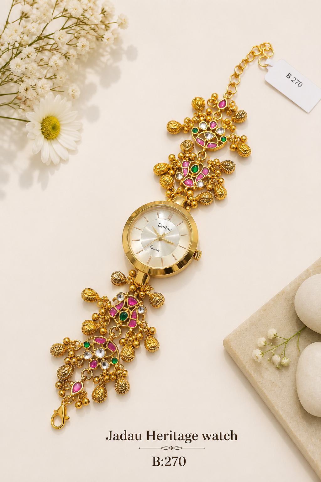 Pachi Kundan/Jadau Watches(Heritage)