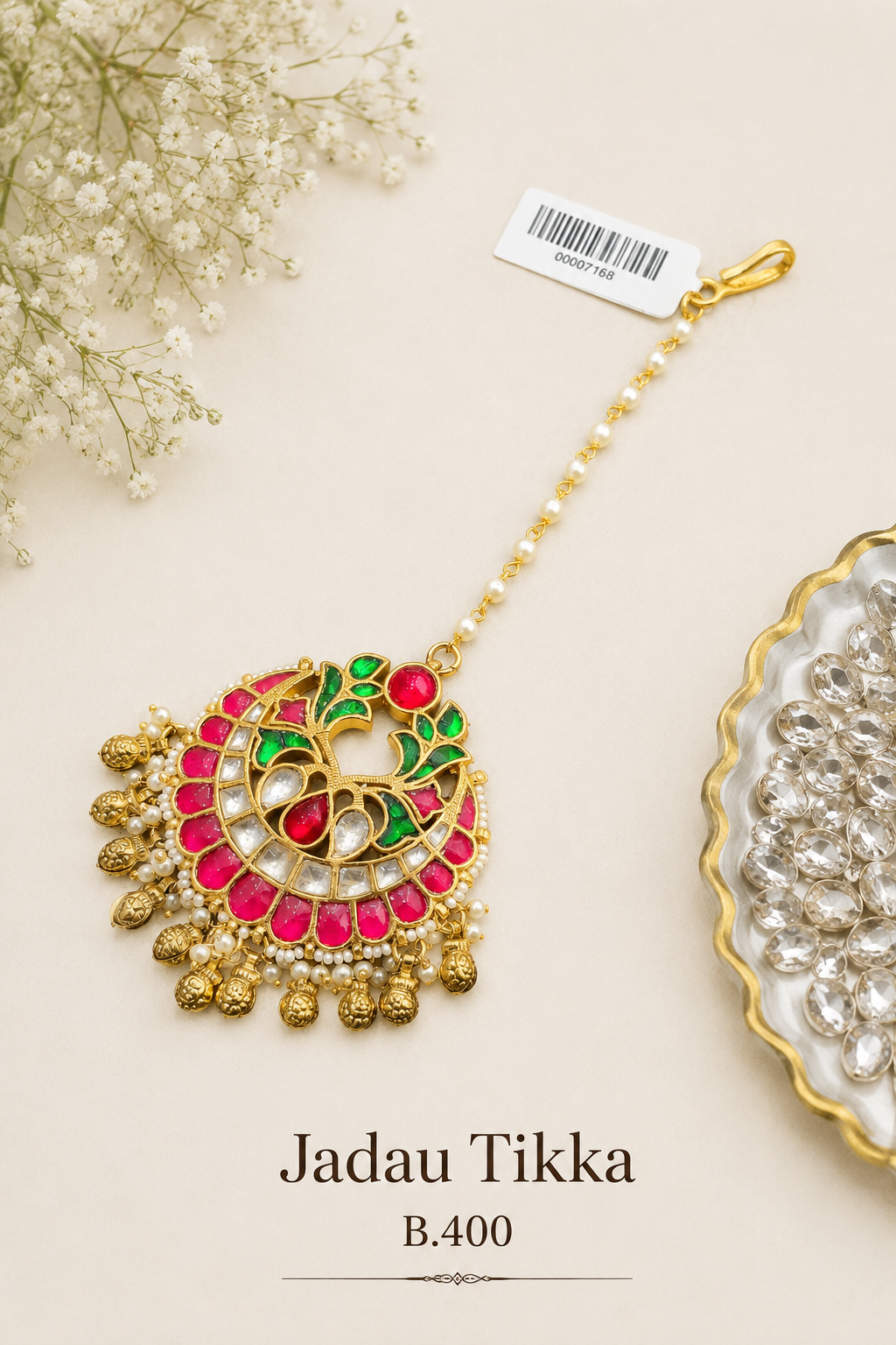 Pachi Kundan [Jadau Kundan] Mangtika / Tika
