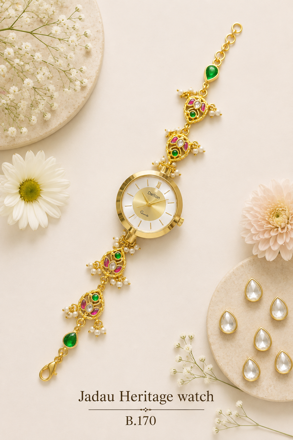Pachi Kundan/Jadau Watches(Heritage)
