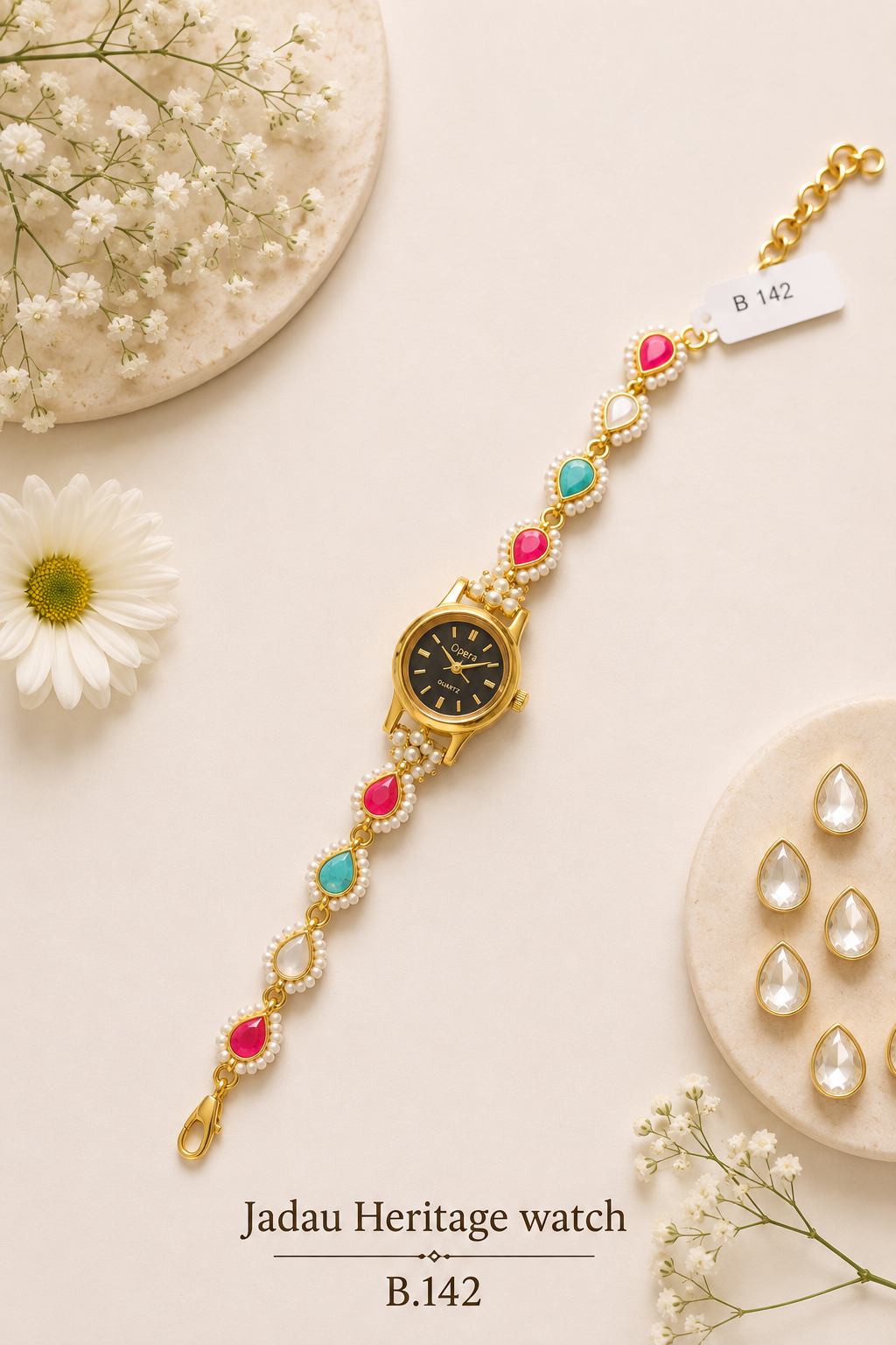Pachi Kundan/Jadau Watches(Heritage)