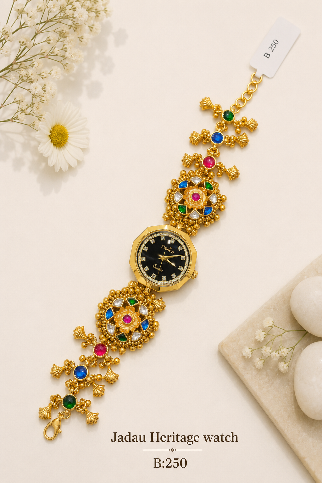 Pachi Kundan/Jadau Watches(Heritage)